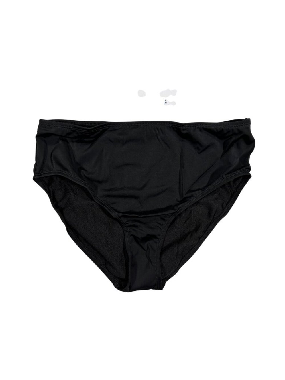 Fullfitall Womens Black High-Waist Swim Bottom Size 16 Nylon/Spandex NEW